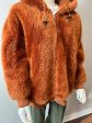 Mateo by Yves Solomon Orange Teddy Coat Oversize 32 Hot on Sale