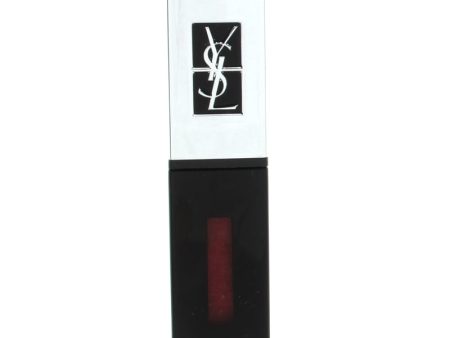 YSL Holographics Glossy Lip Stain 502 Electric Burgundy Supply