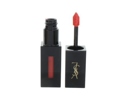 YSL Vinyl Cream Lip Stain 406 Orange Electro Cheap