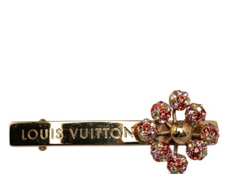 Louis Vuitton Rhinestone 1001 Nuits Barette Gold Supply