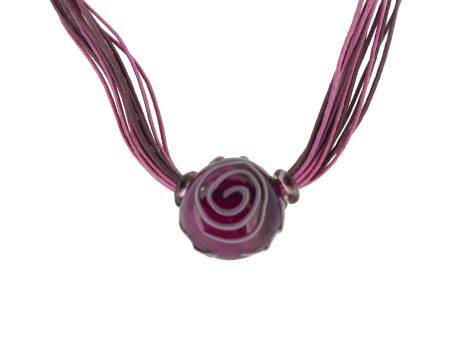 Antica Murrina Pink Glass Mignon Necklace CO589A05 Supply