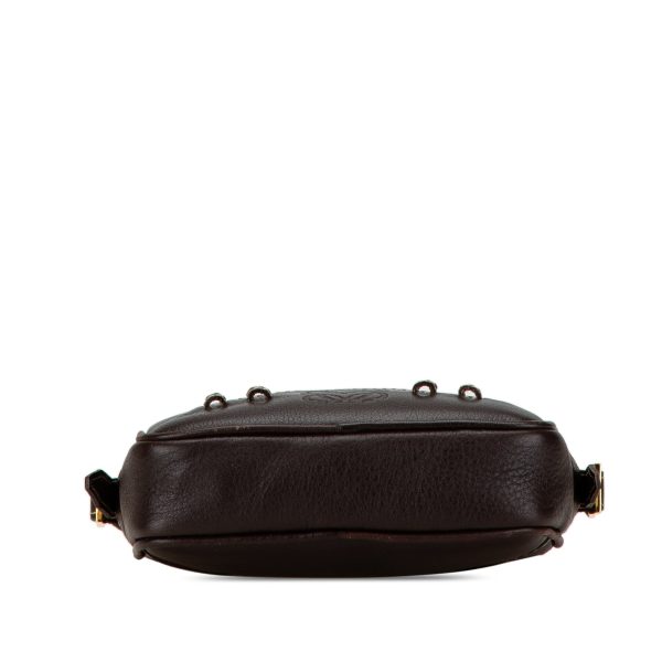 LOEWE Leather Crossbody Brown Online