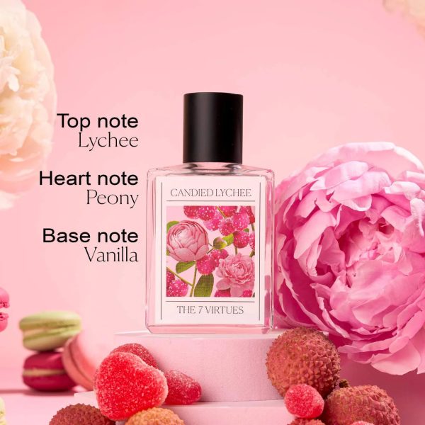 The 7 Virtues Candied Lychee Eau de Parfum 50ml NIB Online Hot Sale