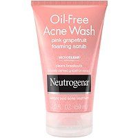 Oil-Free Pink Grapefruit Acne Wash Face Scrub For Cheap