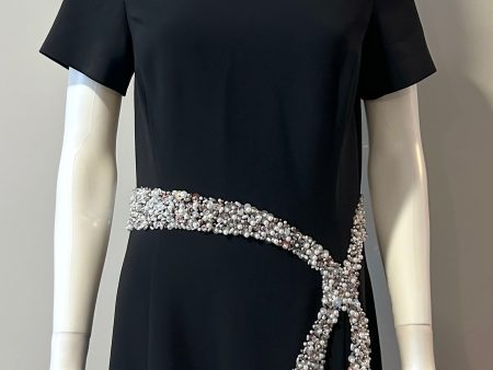 St. John Couture Pearl Bow Dress Size 6 Cheap