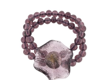 Antica Murrina Purple Glass Myth Bracelet BR356A05 Supply