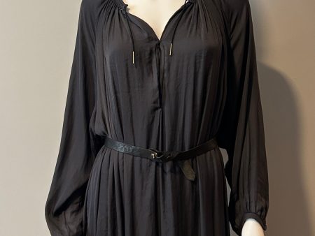 Isabel Marant Charcoal Billowy dress with Belt Size 36 4 Online Hot Sale