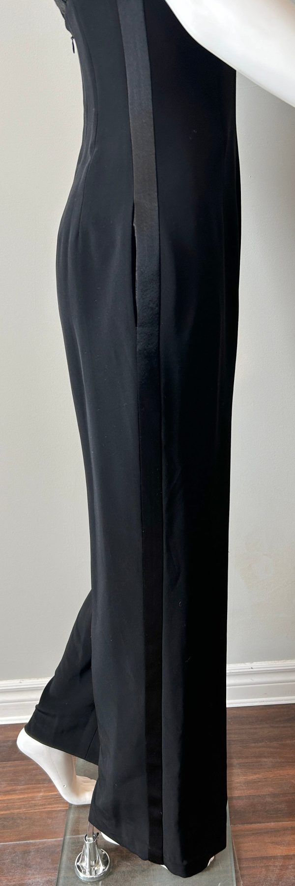 Wayne Clark Vintage Evening Tuxedo Romper Size 2 Hot on Sale