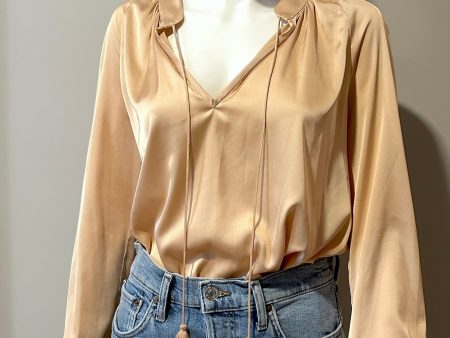 10 Crosby Derek Lam Golden Blush Blouse Size 6 Fashion