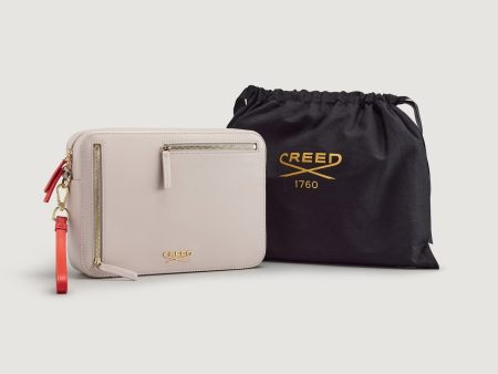 Creed Leather Wash Bag - Fawn NIB Online Sale