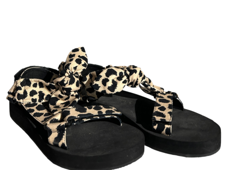 Loeffler Randall Animal Print sandals Size 7.5 Online Hot Sale