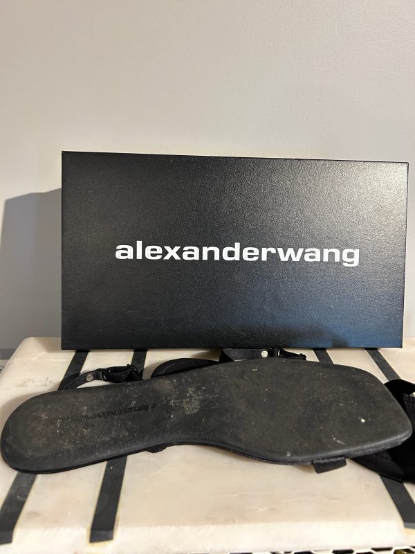 Alexander Wang Black Ryder Jelly Size 40 Hot on Sale