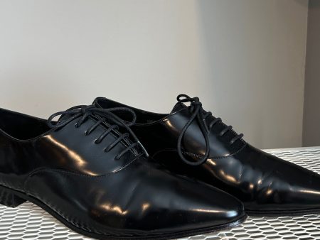 Michael Kors Collection Black Leather Oxfords Size 40 Cheap