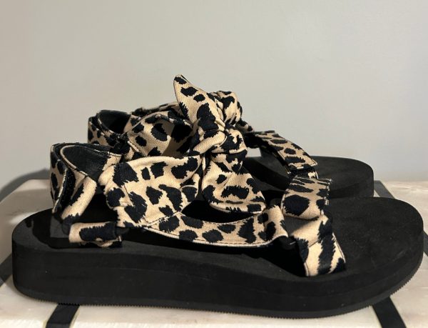 Loeffler Randall Animal Print sandals Size 7.5 Online Hot Sale