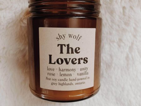 Shy Wolf Candles - The Lovers - Rose, lemon, vanilla For Discount