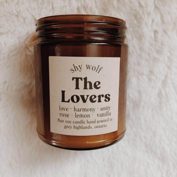 Shy Wolf Candles - The Lovers - Rose, lemon, vanilla For Discount