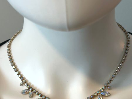 Sherman signed AURORA BOREALIS CRYSTAL Choker Online