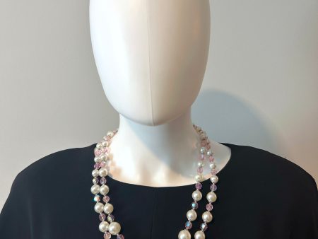 Sherman signed Antique Necklace Pearl Fashion