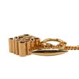 LOEWE Gold Plated Anagram Pendant Necklace Hot on Sale