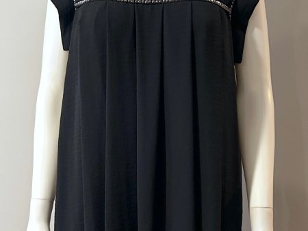 Sabina Musayev Black Dress with Metal Details Size S Fashion