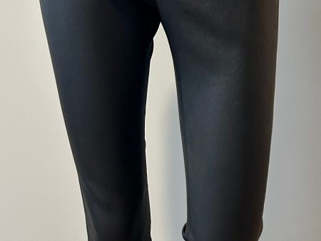 Helmut Lang Lamb Leather Pants Size 2 Online now